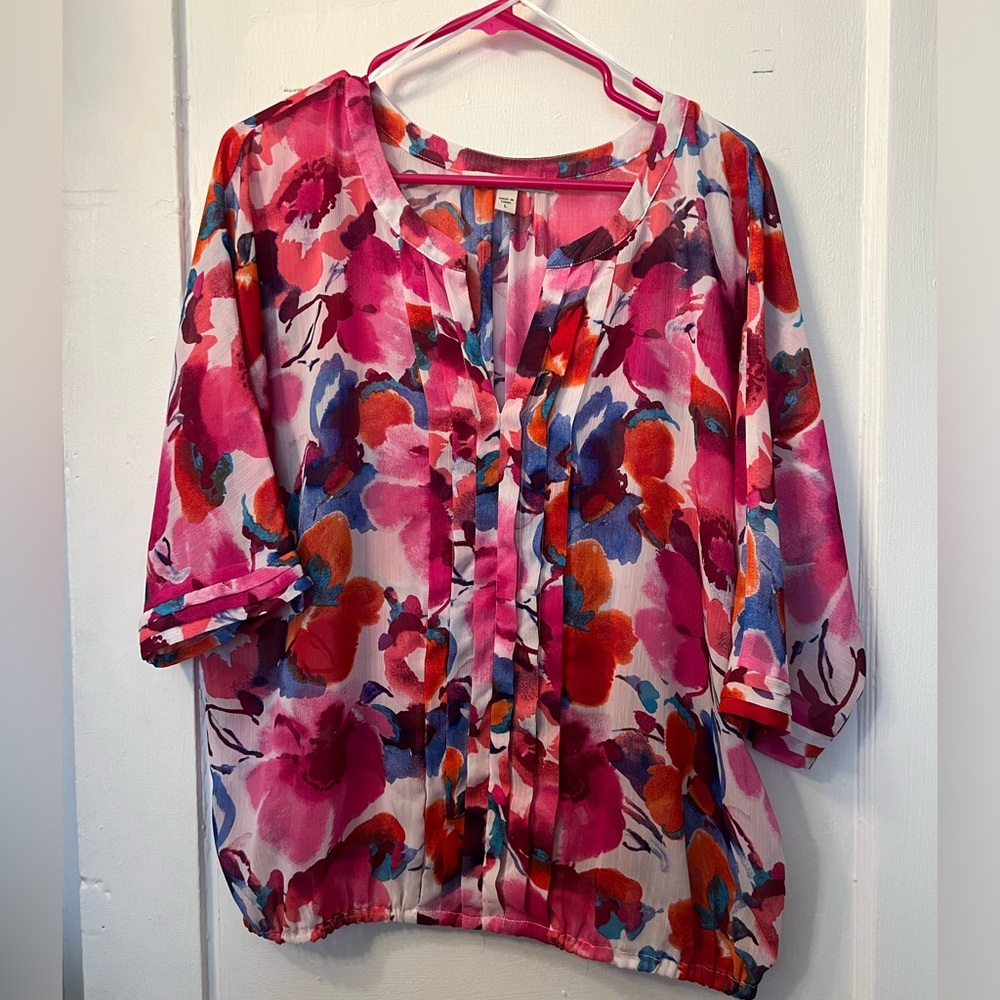 Beautiful Watercolor Blouse